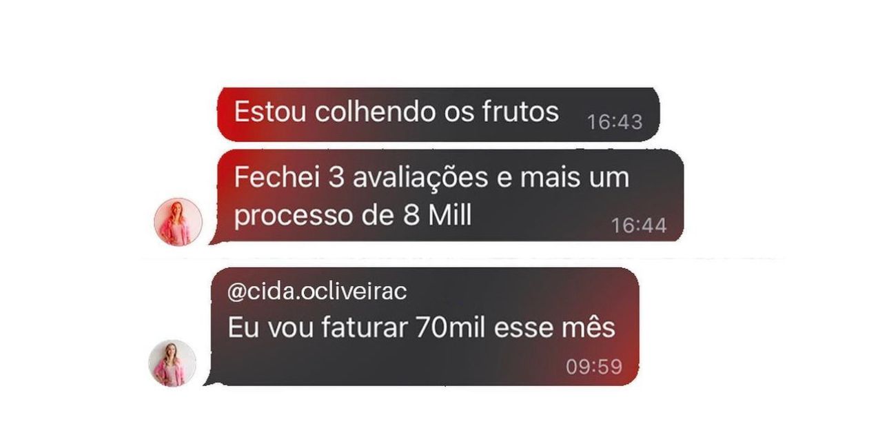 Depoimento de aluno